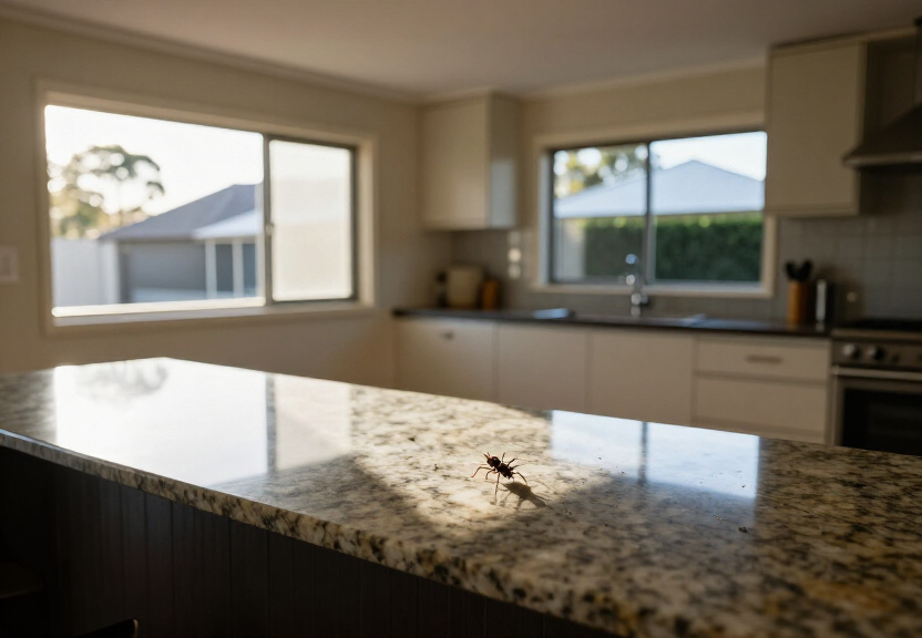 Living room in Breakfast Point with no ants after treatment
