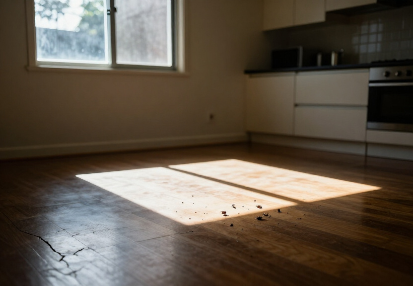 Ant trail in a Breakfast Point living room before treatment
